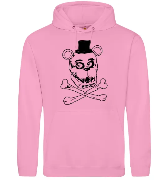Женская толстовка (худи) Фредді кістки Розовый фото