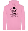 Женская толстовка (худи) Фредді кістки Розовый Женская толстовка (худи) Фредді кістки Розовый фото