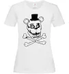 Женская футболка Фредді кістки Белый фото