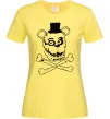 Женская футболка Фредді кістки Лимонный фото