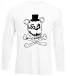 Лонгслив Фредді кістки Белый фото