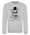 Свитшот Фредді кістки Серый меланж фото
