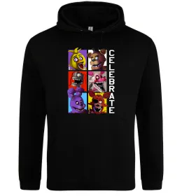 Женская толстовка (худи) Фредді кістки Черный фото