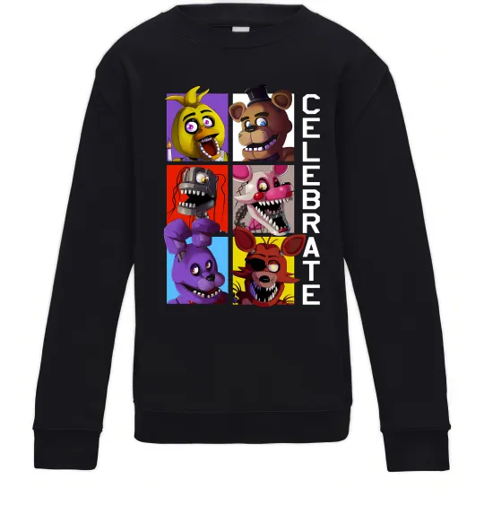 Детский Свитшот Freddy Celebrate Черный фото