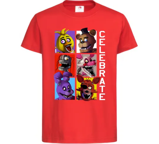 Детская футболка Freddy Celebrate Красный фото