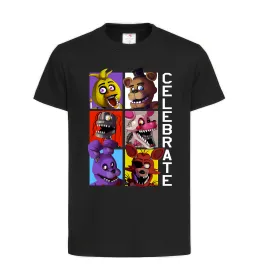 Детская футболка Freddy Celebrate Черный фото