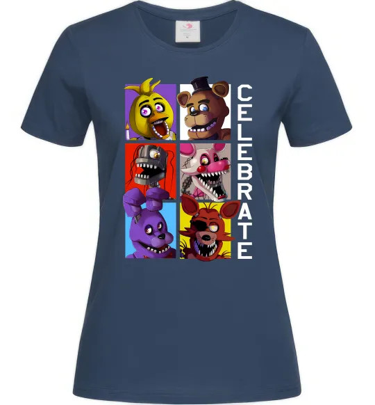 Женская футболка Freddy Celebrate Темно-синий фото