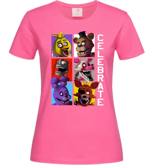 Женская футболка Freddy Celebrate Ярко-розовый фото