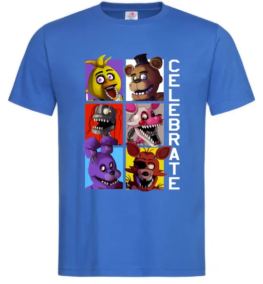 Мужская футболка Freddy Celebrate Ярко-синий фото