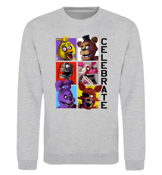 Світшот Freddy Celebrate Сірий меланж фото