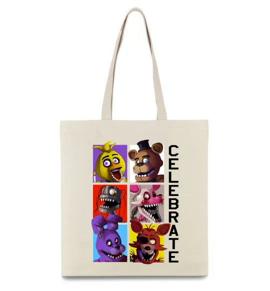 Эко-сумка Freddy Celebrate Бежевый фото