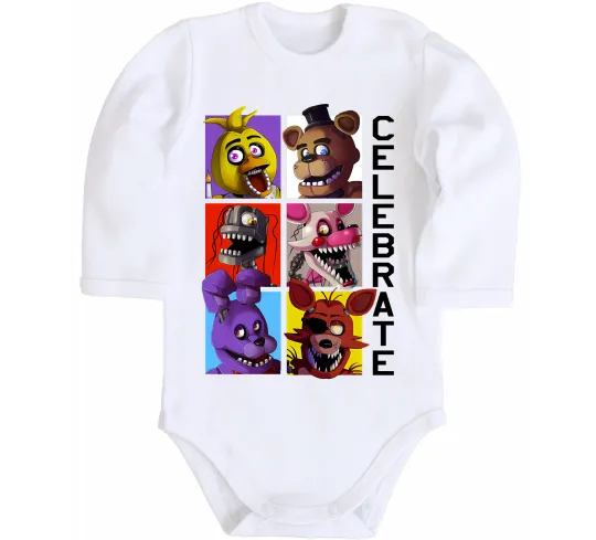 Детский боди Freddy Celebrate Белый фото