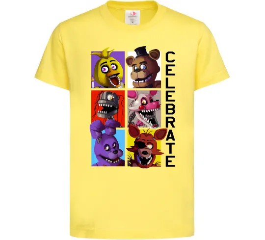 Детская футболка Freddy Celebrate Лимонный фото