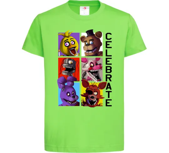 Детская футболка Freddy Celebrate Лаймовый фото