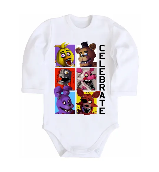 Детский боди Freddy Celebrate Белый фото