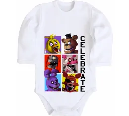 Дитячий бодік Freddy Celebrate Білий фото