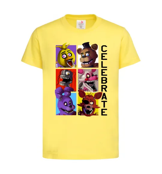Дитяча футболка Freddy Celebrate Лимонний фото