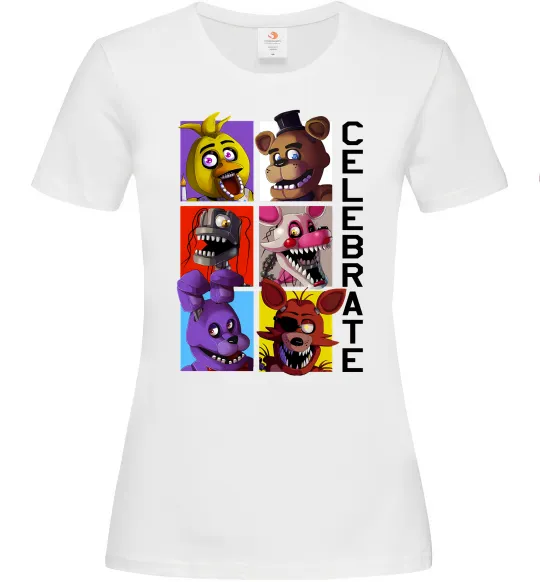 Женская футболка Freddy Celebrate Белый фото