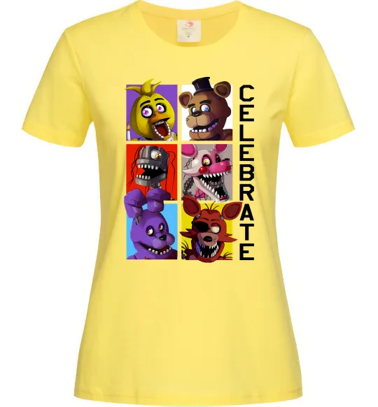 Женская футболка Freddy Celebrate Лимонный фото