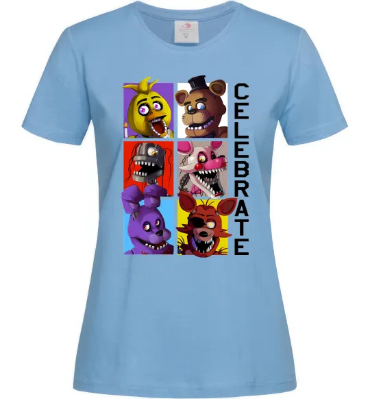 Женская футболка Freddy Celebrate Голубой фото