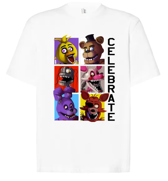 Футболка Оверсайз Freddy Celebrate Белый фото