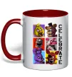 Чашка с цветной ручкой Freddy Celebrate Красный фото