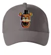 Кепка Freddy game over Сірий фото