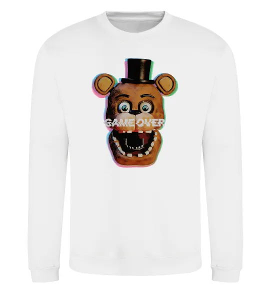 Світшот Freddy game over Білий фото