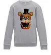 Детский Свитшот Freddy game over Серый меланж фото