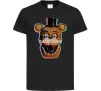 Детская футболка Freddy game over Черный фото