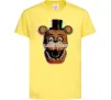 Детская футболка Freddy game over Лимонный фото