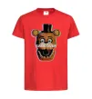 Дитяча футболка Freddy game over Червоний фото