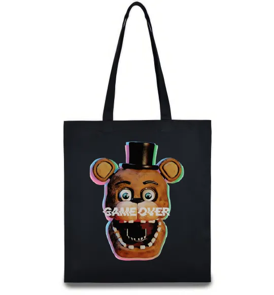 Эко-сумка Freddy game over Черный фото