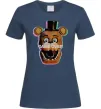Женская футболка Freddy game over Темно-синий фото