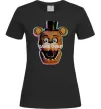 Женская футболка Freddy game over Черный фото