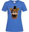 Женская футболка Freddy game over Ярко-синий фото