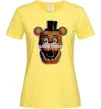 Женская футболка Freddy game over Лимонный фото