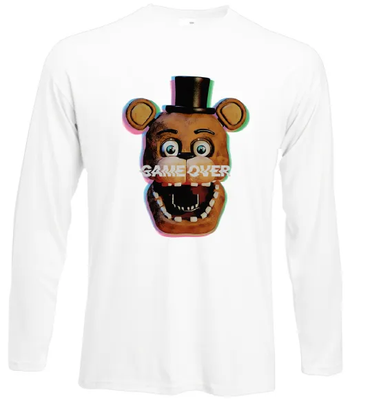 Лонгслив Freddy game over Белый фото