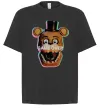 Футболка Оверсайз Freddy game over Черный фото