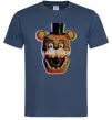 Мужская футболка Freddy game over Темно-синий фото