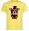 Мужская футболка Freddy game over Лимонный фото