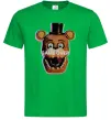 Мужская футболка Freddy game over Зеленый фото