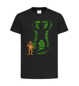 Дитяча футболка Freddy Shadow Чорний фото