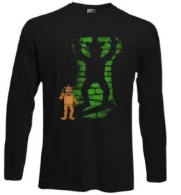 Лонгслив Фредді кістки Черный фото