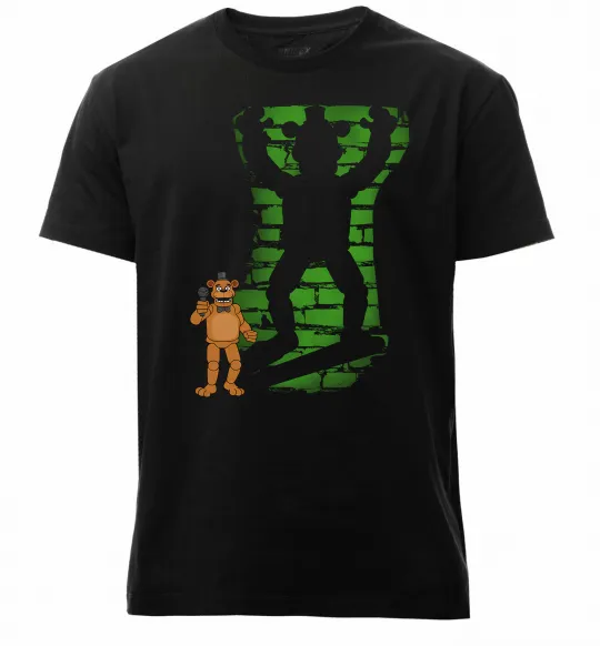 Мужская премиум футболка Freddy Shadow Черный фото