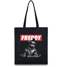 Эко-сумка Фредді кістки Черный фото