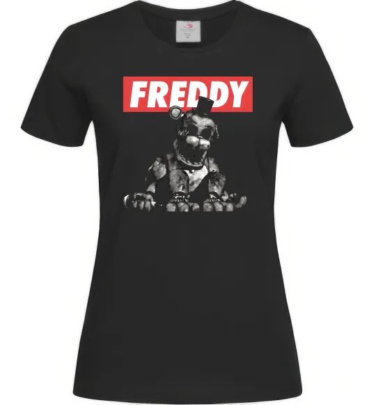 Женская футболка Freddy Черный фото