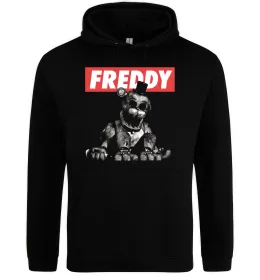 Женская толстовка (худи) Фредді кістки Черный фото
