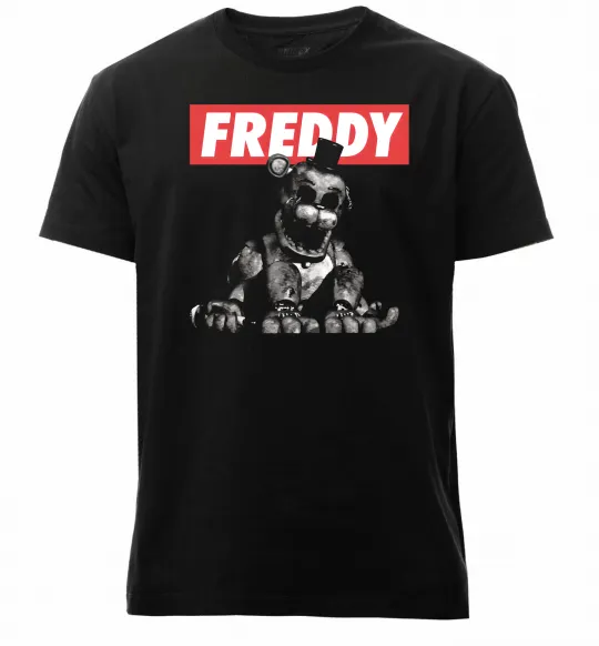 Мужская премиум футболка Freddy Черный фото