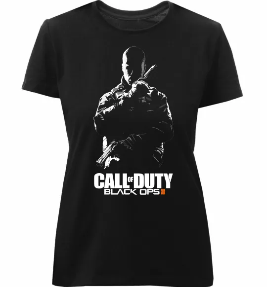 Жіноча преміум футболка Call of Duty Black Ops 2 Чорний фото